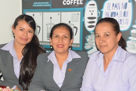 Natalia Andrea Muñoz, Mariana Suarez y Johana Sanabria